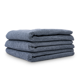 Workhorse Gray Professional Grade Microfiber Towel (Metal), 24" x 16" (3 Pack)