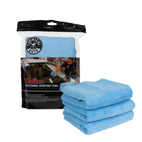 Workhorse Professional Microfiber Towel, Blue 16" x 16" (3 Pack) (Comes in Case of 16 Units)