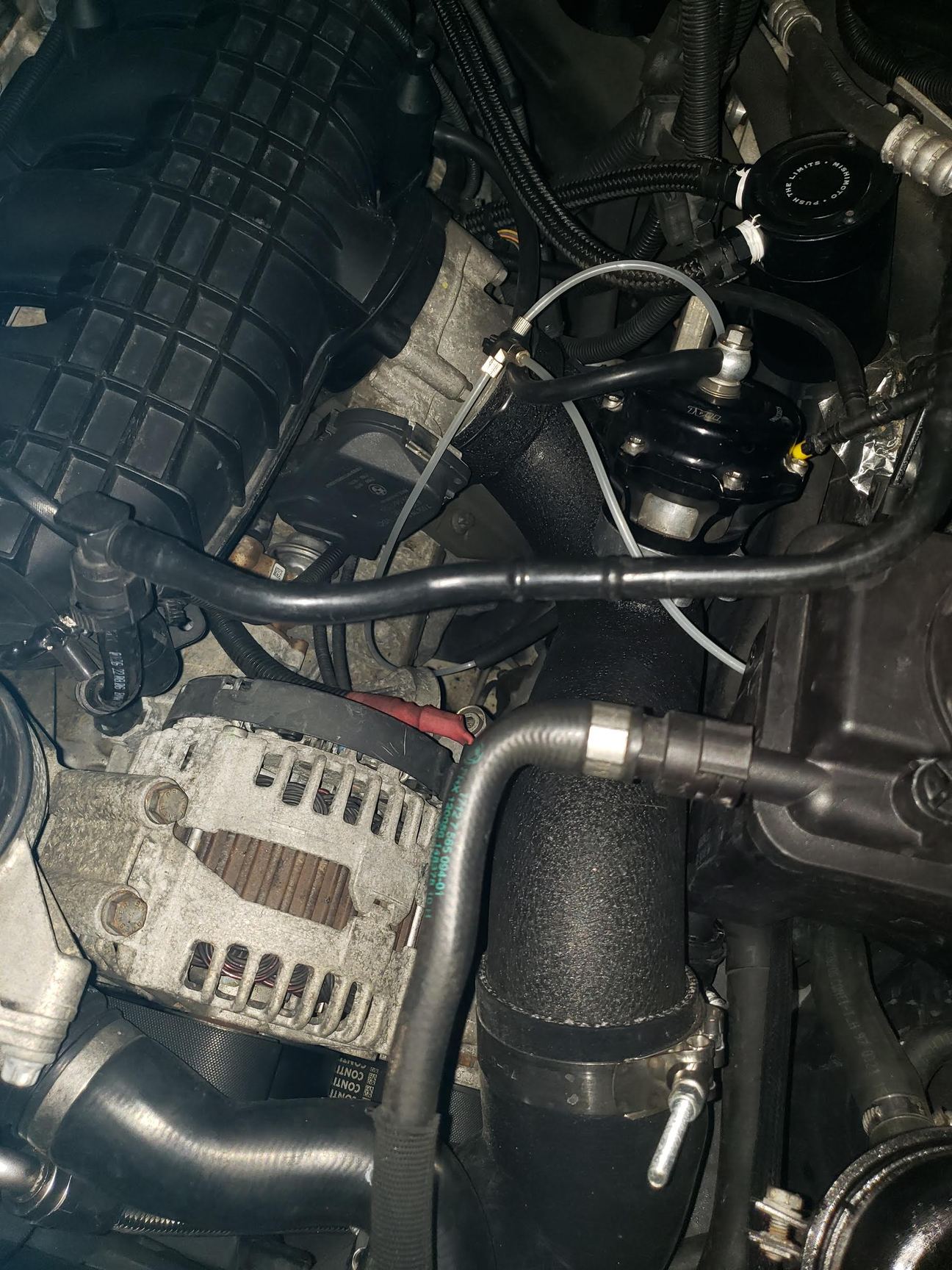 BMS Charge Pipe for Relocated Intakes / 335d Coolant Tank N54/N55 BMW 135i/335i E82/E90/E92 - 0