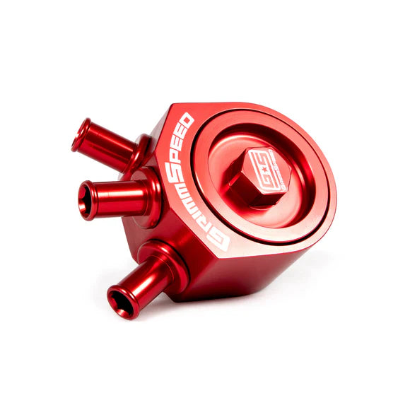 Grimmspeed Air/Oil Separator Red Subaru 02-07 WRX 04-21 STI 04-08 FXT Grimmspeed - 0
