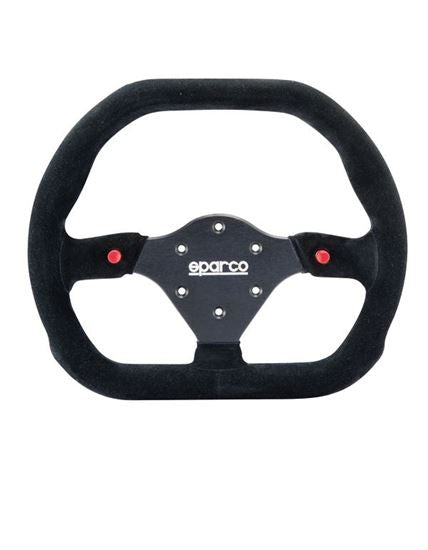SPARCO STEERING WHEEL 310X260 SUEDE BLACK