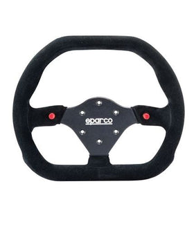 SPARCO STEERING WHEEL 310X260 SUEDE BLACK