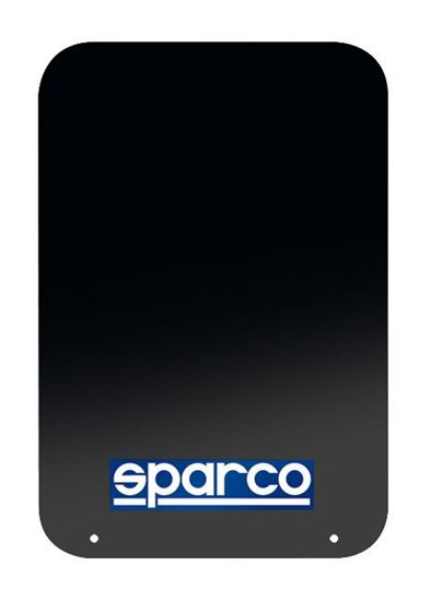 SPARCO MUD FLAP PAIR BLACK