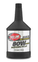 Red Line 80W Motorcycle Gear Oil w/Shockproof - Quart-1