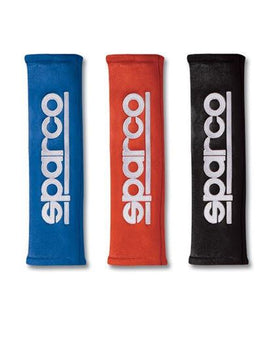 SPARCO BELT PAD 2IN ALCANTARA BLACK