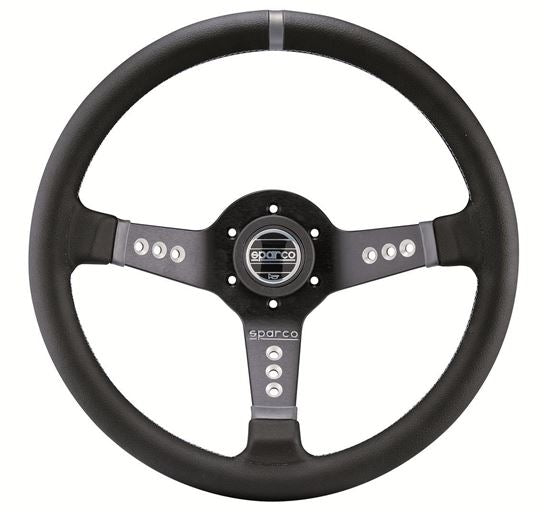 SPARCO STEERING WHEEL L777 LEATHER BLACK