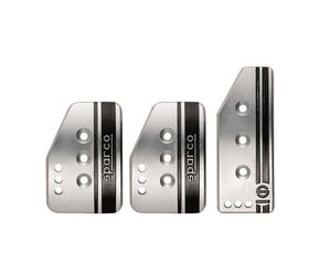 SPARCO PEDAL SET SETTANTA SHORT SILVE