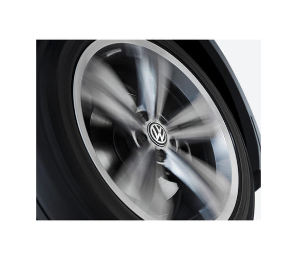Dynamic Floating Center Caps "Old Logo" (66mm) - VW / Golf / GTI / R / & More