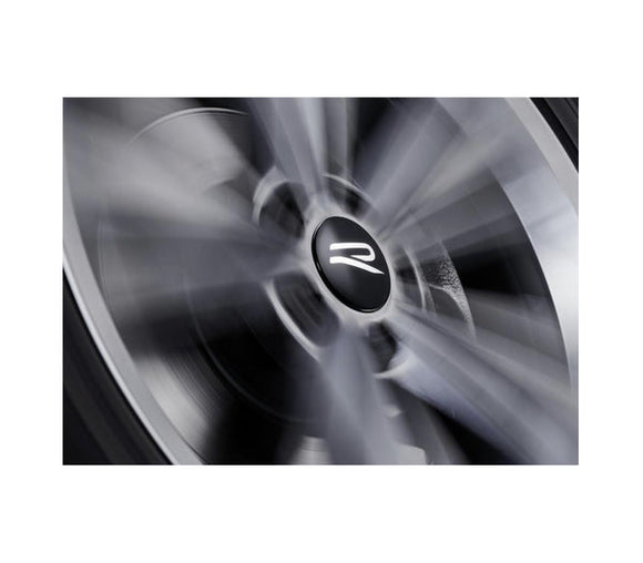 Dynamic Floating Center Caps "R Logo" (66mm) - VW / Golf / GTI / R / & More