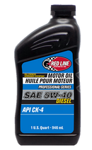 Red Line Pro-Series Diesel CK4 5W40 Motor Oil - Quart-1