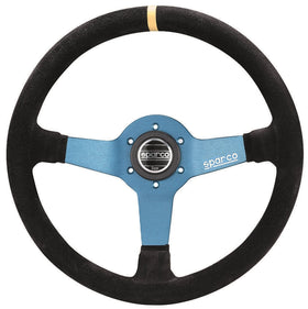 SPARCO STEERING WHEEL MONZA L550 SUEDE BLK/BL