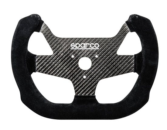 SPARCO STEERING WHEEL F10C CARBON SUEDE BLK