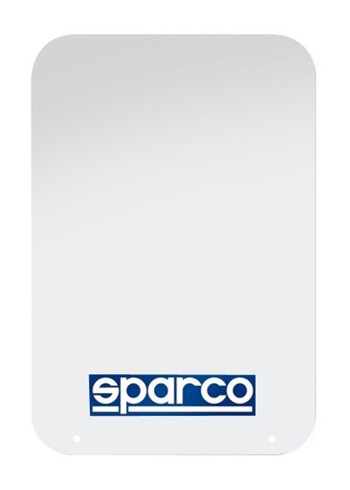 Sparco Mud Flap Pair White