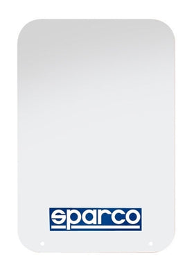 Sparco Mud Flap Pair White