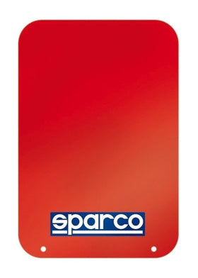 SPARCO MUD FLAP PAIR RED - 0