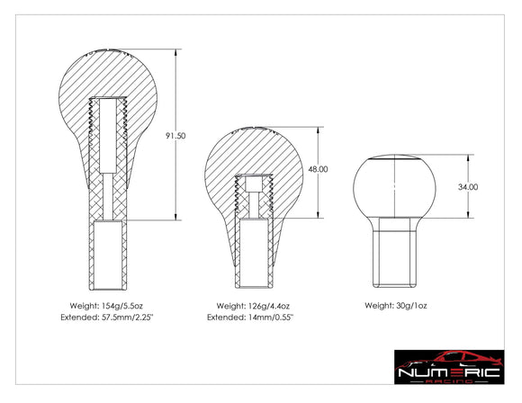 G-Body Shift Knob and Extender