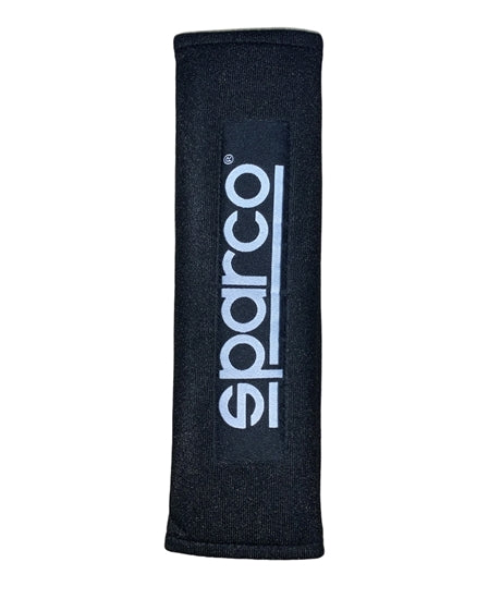 SPARCO BELT PAD 3IN BLACK RACING