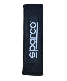 SPARCO BELT PAD 3IN BLACK RACING