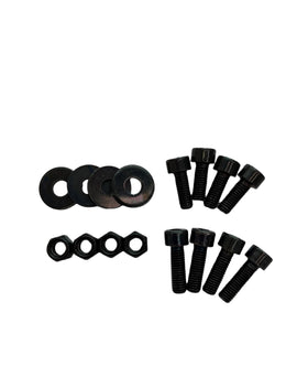SPARCO SEAT HARDWARE BOTTOM MOUNT ZINK BLACK