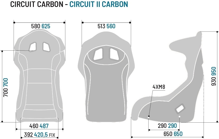 Sparco Seat Circuit Carbon BLK