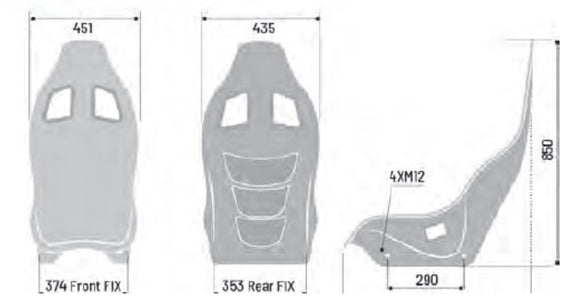 SPARCO SEAT ULTRA CARBON BLACK