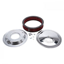 Edelbrock Air Cleaner Pro-Flo Series Round 14 In Diameter Cloth Element Chrome-1