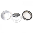 Edelbrock Air Cleaner Pro-Flo Series Round Steel Top Paper Element 10In Dia X 3 5In Chrome-1