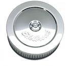 Edelbrock Air Cleaner Pro-Flo Series Round Steel Top Paper Element 6In Dia X 3 625In Chrome-1