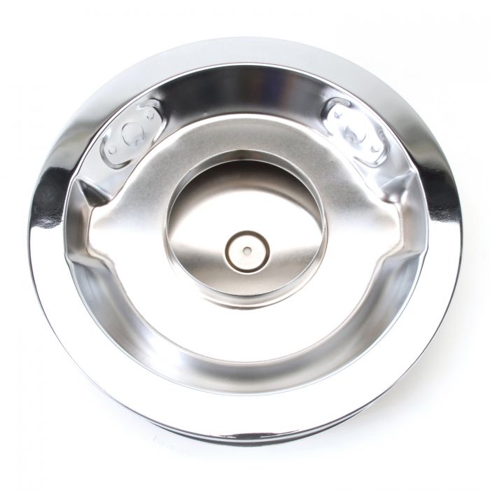Edelbrock Air Cleaner Pro-Flo Series Round Steel Top Paper Element 14In Dia X 3 75In Dropped Base - 0