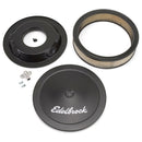 Edelbrock Air Cleaner Pro-Flo Series Round Steel Top Paper Element 14In Dia X 3 75In Dropped Base-2