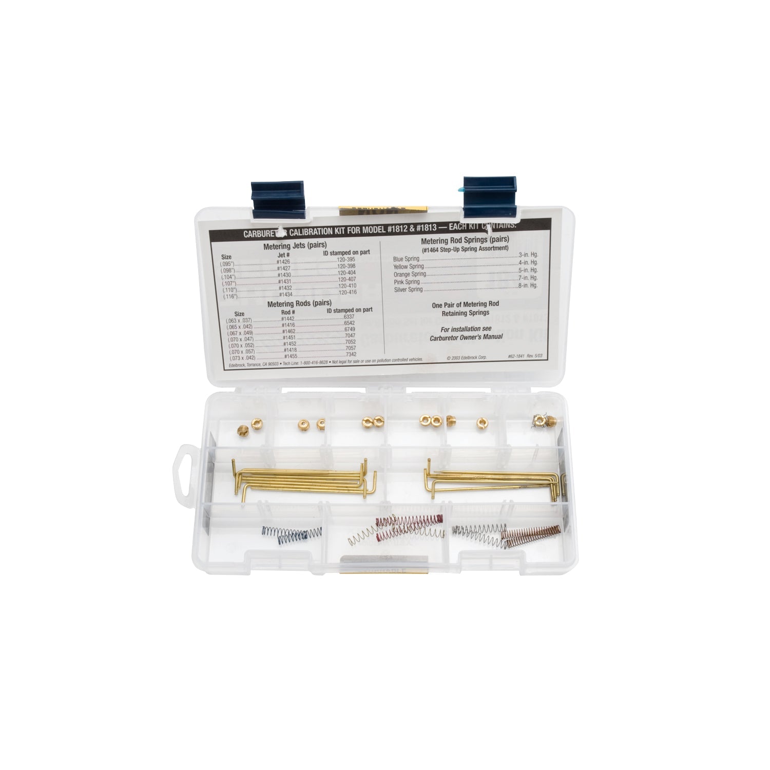 Edelbrock Calibration Kit for 1812/1813 - 0