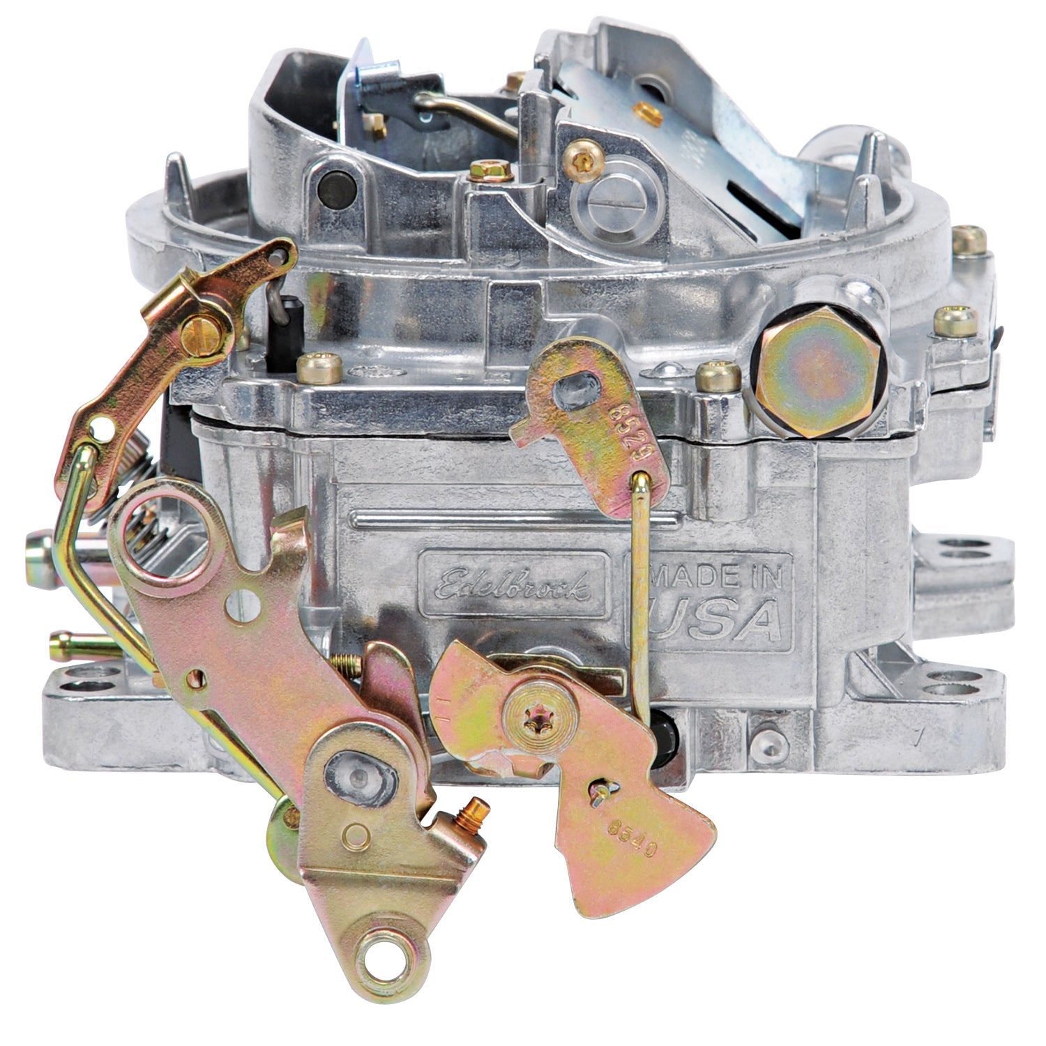 Edelbrock Carburetor Thunder Series 4-Barrel 800 CFM Manual Choke Calibration Satin Finish - 0