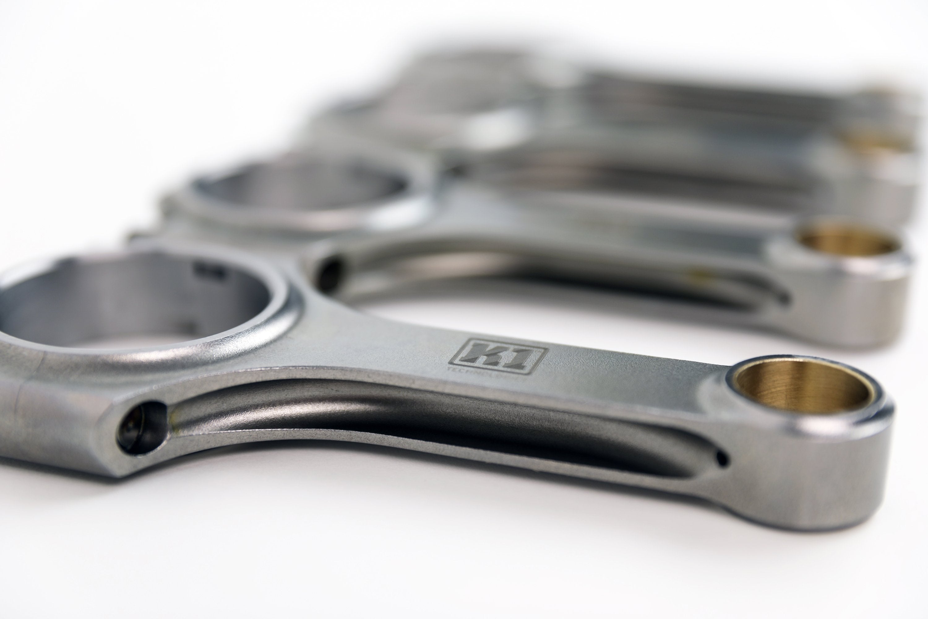 K1 Technologies Forged H-Beam Steel Connecting Rod for Honda K24 152mm Set of 4 015BX17152
