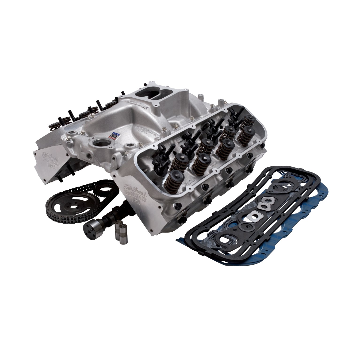 Edelbrock Power Package Top End Kit E-Street and Performer BBC - 0