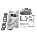 Edelbrock Manifold And Carb Kit Performer Small Block Ford 289-302 Natural Finish-1