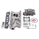 Edelbrock Manifold And Carb Kit Performer RPM Small Block Ford 289-302 Natural Finish-1