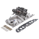 Edelbrock Manifold And Carb Kit Performer RPM Big Block Chevrolet Oval Port Natural Finish-2