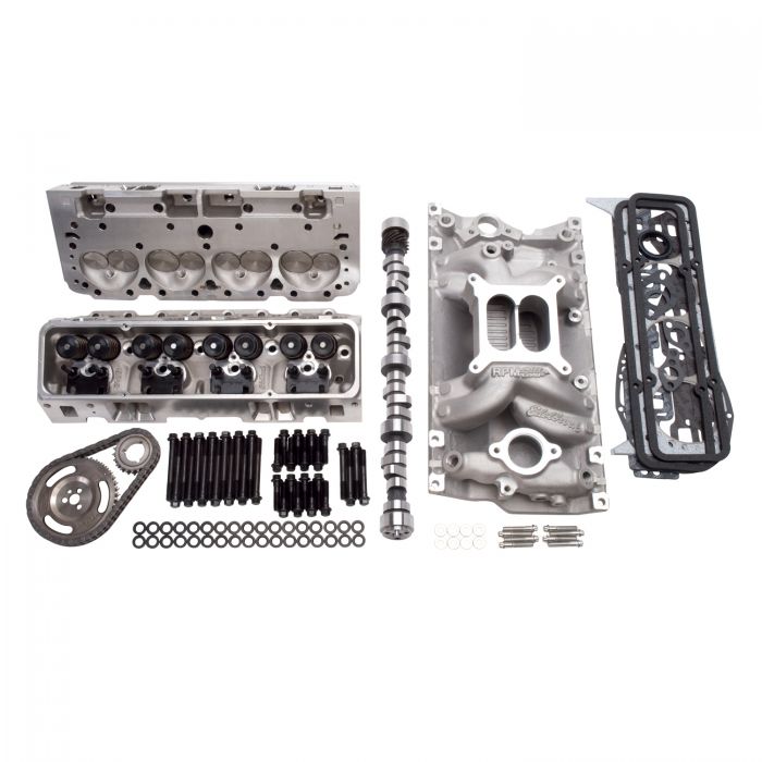Edelbrock 435Hp Total Power Package Top-End Kit for Use On 1987 And Later SB-Chevy w/ Oe Lifters - 0