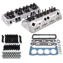 EDELBROCK E-Street Cylinder Heads Small-Block Chevy 262-400, Hydraulic Flat Tappet With Install kit-1