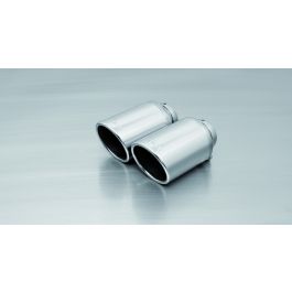 REMUS tail pipe set L/R each 2 tail pipes 102 mm angled