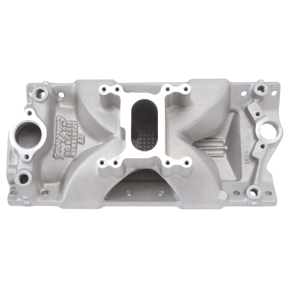 Edelbrock Victor Jr. Sportsman 2V 23 Degree Intake Manifold Small-Block Chevy