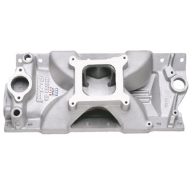 Edelbrock Victor Jr. 23 Degree Intake Manifold For Chevrolet 262-400 Small-Block V8