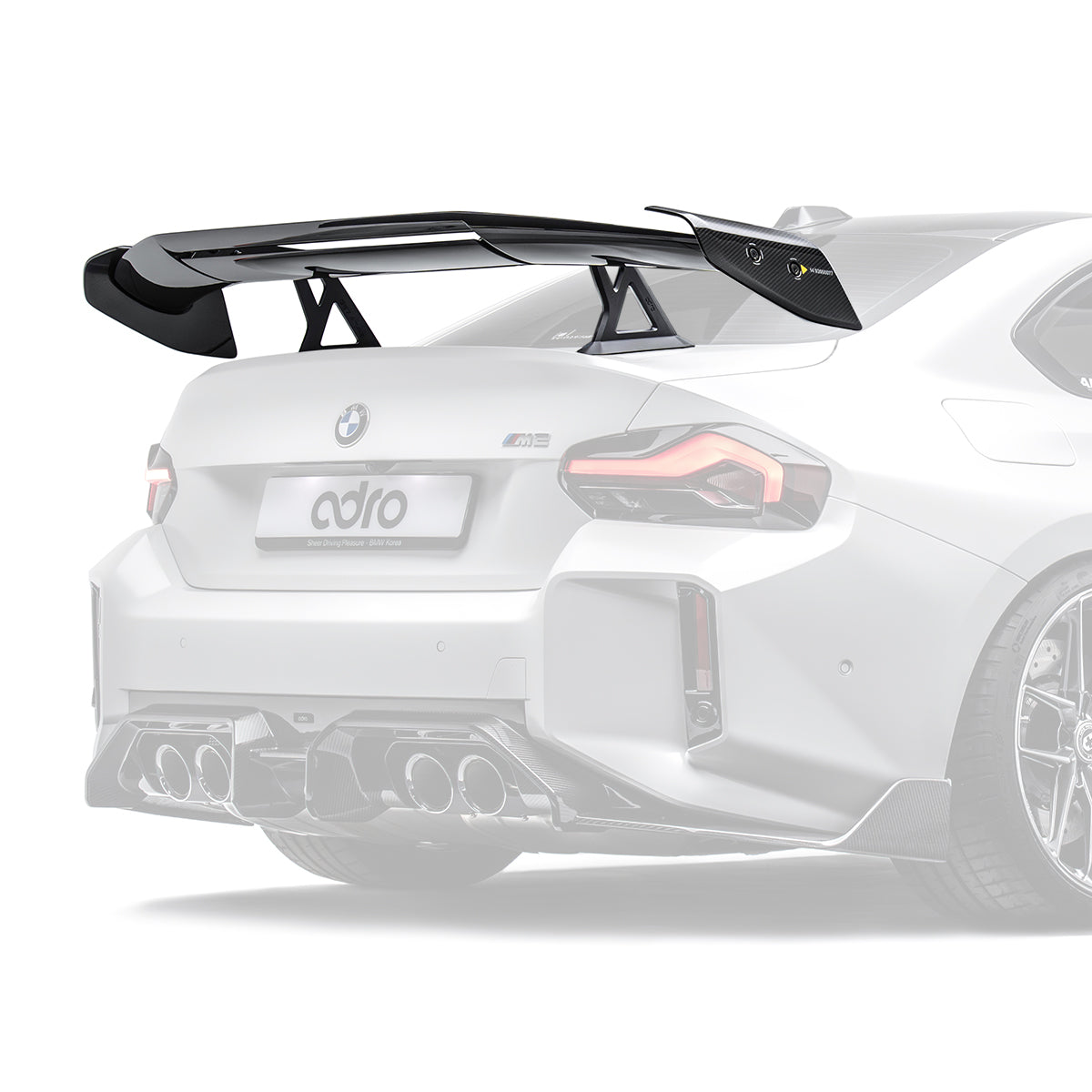 BMW G87 M2 AT-R3 SWAN NECK WING - 0