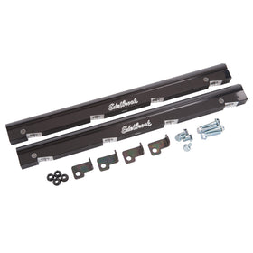 EDELBROCK Fuel Injector Rail Kit -6 AN Black Anodized For Holden Small-Block