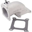 Edelbrock Low Profile Intake Elbow 90mm Throttle Body to Square-Bore Flange As-Cast Finish-1