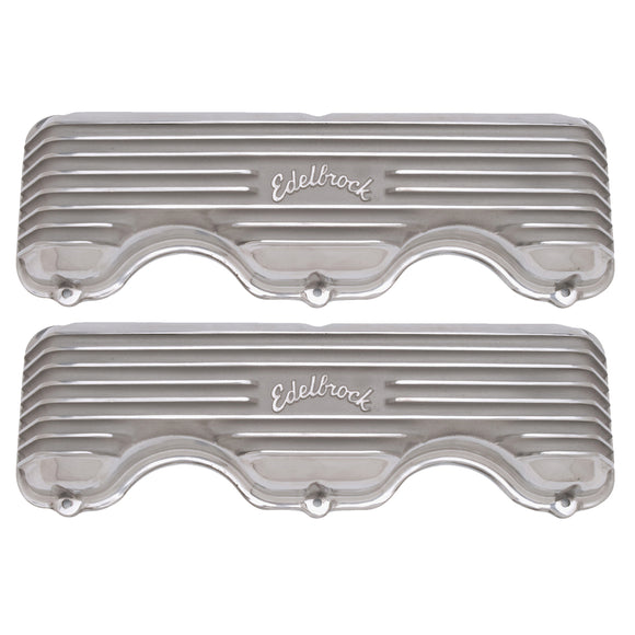 Edelbrock Classic Series Valve Cover for 348/409 W-Series Chevy Polished