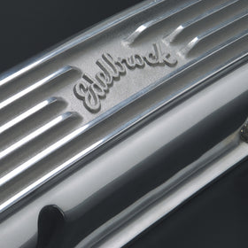 Edelbrock Valve Cover Classic Series Chevrolet 1959-1986 262-400 CI V8 Polished - 0