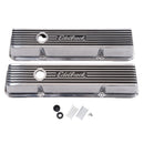 Edelbrock Valve Cover Elite II Series Chevrolet 1959-1986 262-400 CI V8 Tall Polished-1