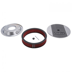 Edelbrock Air Cleaner Elite II 14In Diameter w/ 3In Element Polished - 0
