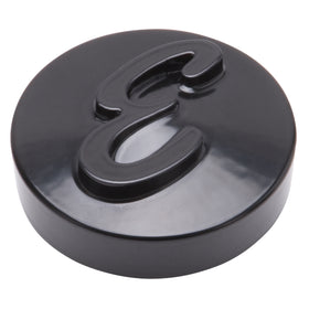 EDELBROCK E Logo Black Anodized Nut for Pro-Flo Universal 14" Round Air Cleaners